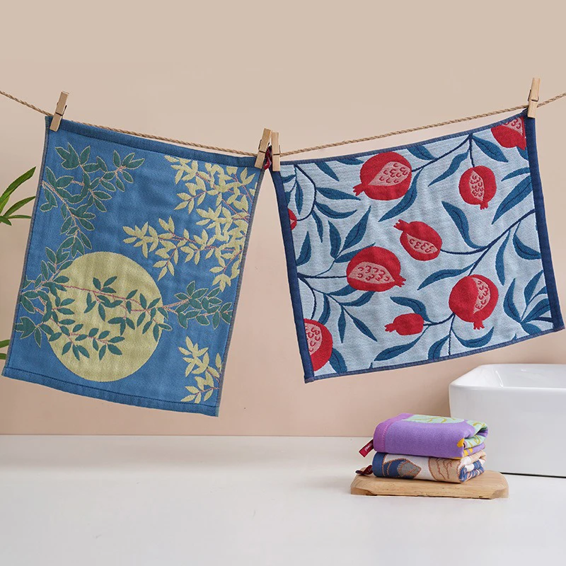 

34X40Cm Large Hand Towel Kitchen Towel 4Layer Cotton Gauze Pure Cotton Dish Cloth Quick Dry Decorative Tea Towel Home Restaurant