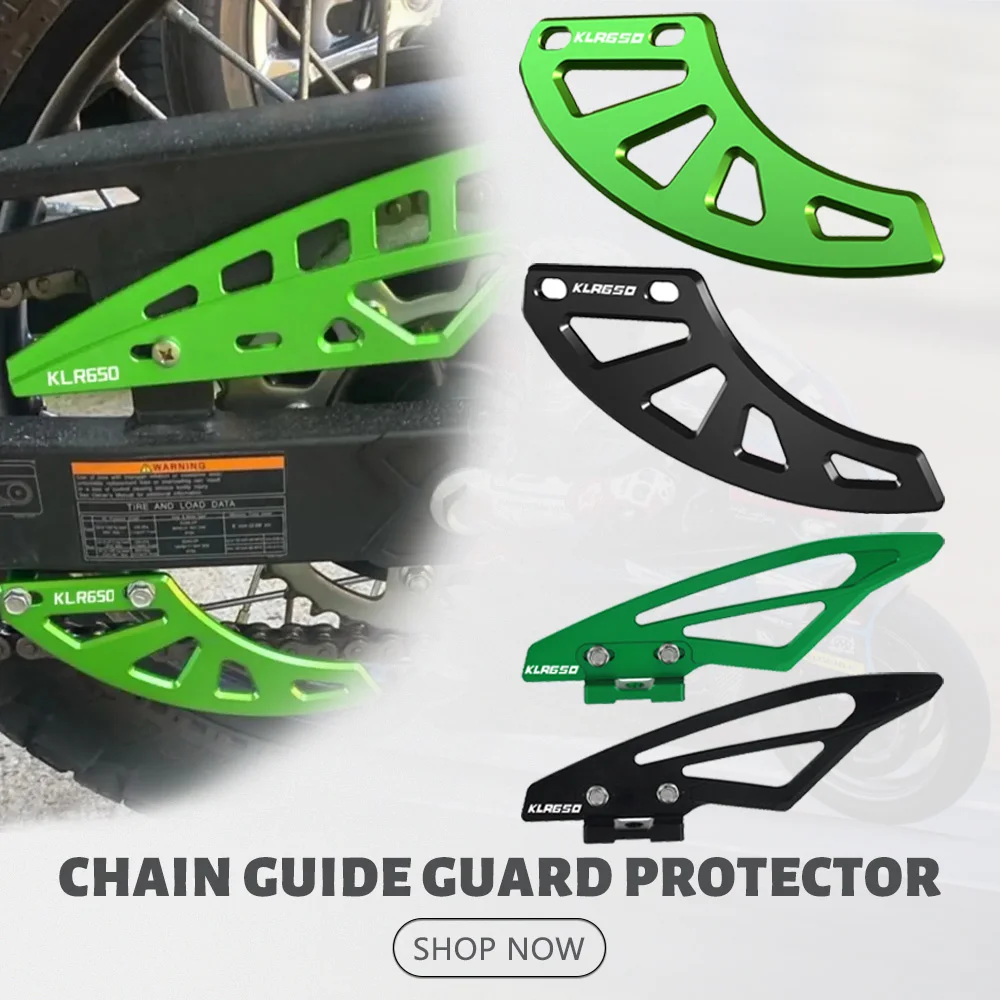 For Kawasaki KLR650 KLR 650 E 2008 - 2012 2013 2014 2015 2016 2017 2018 Motorcycle Accessory Chain Guide Guard Protector Kit