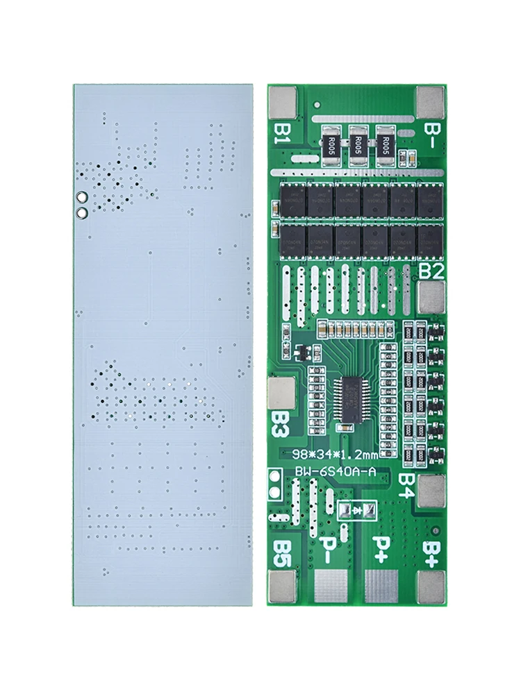 AliExpress TZT 1/3PCS 24V 6S 40A 20A BMS 18650 Li-Ion Lithium Battery Poretect Board Solar Lighting BMS PCB With Balance For Ebike Scooter