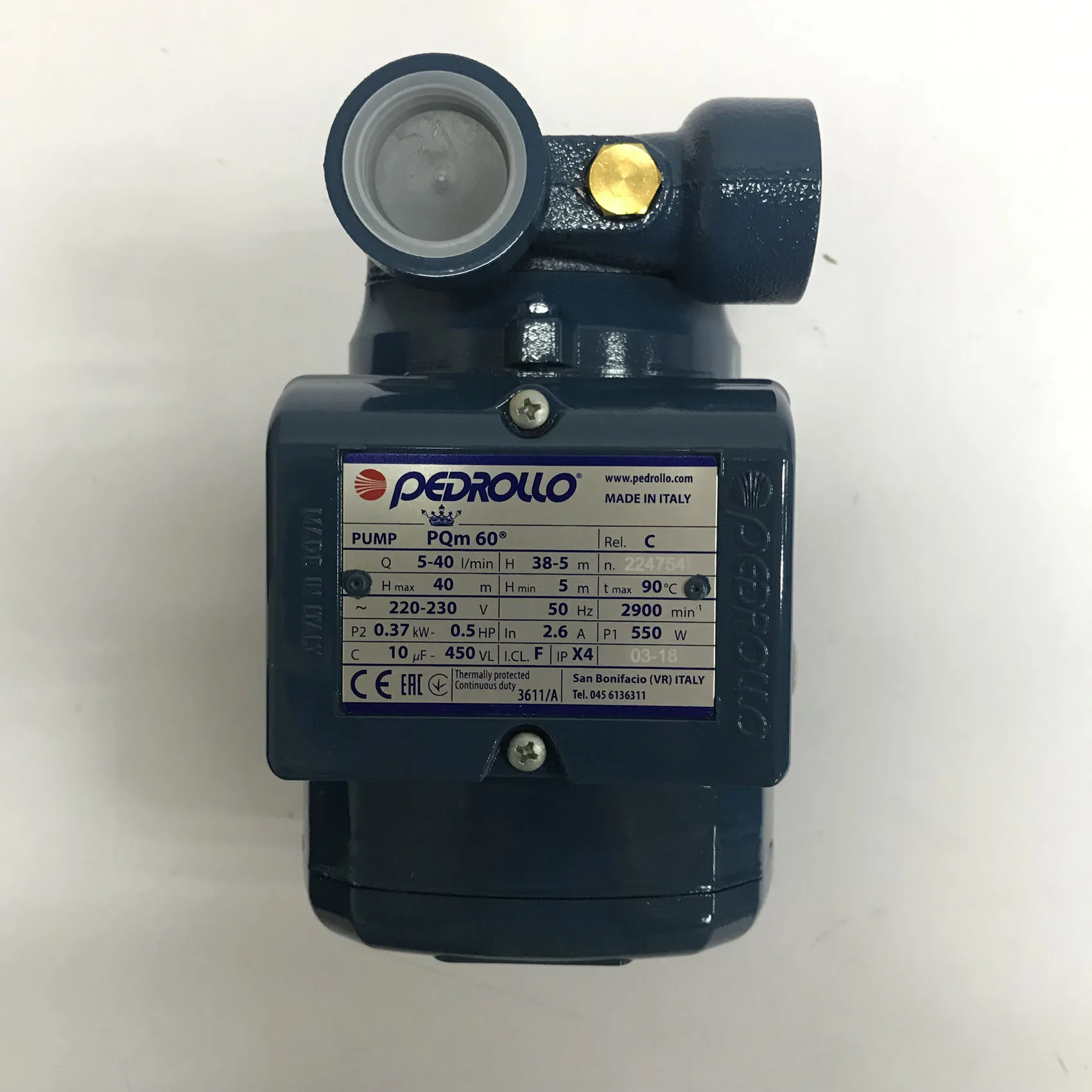 

Pedro PQ60-PQM60 machine tool wire cutting high pressure circulating water pump oil pump