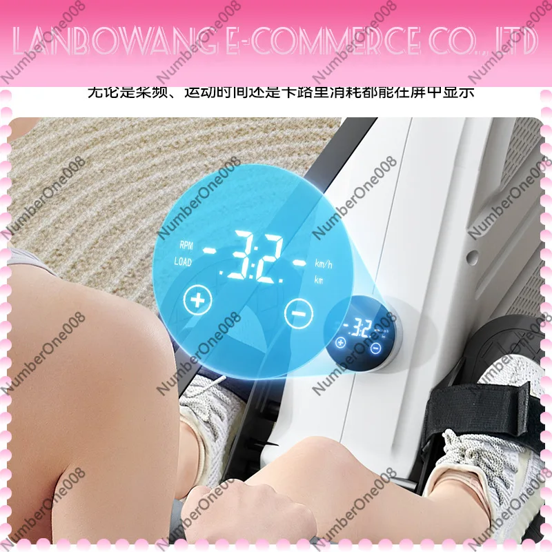 Foldable Magnetic Rowing Machine Home Gym Equipment Smart Rower with LCD Monitor Quiet for Cardio Fitness Training