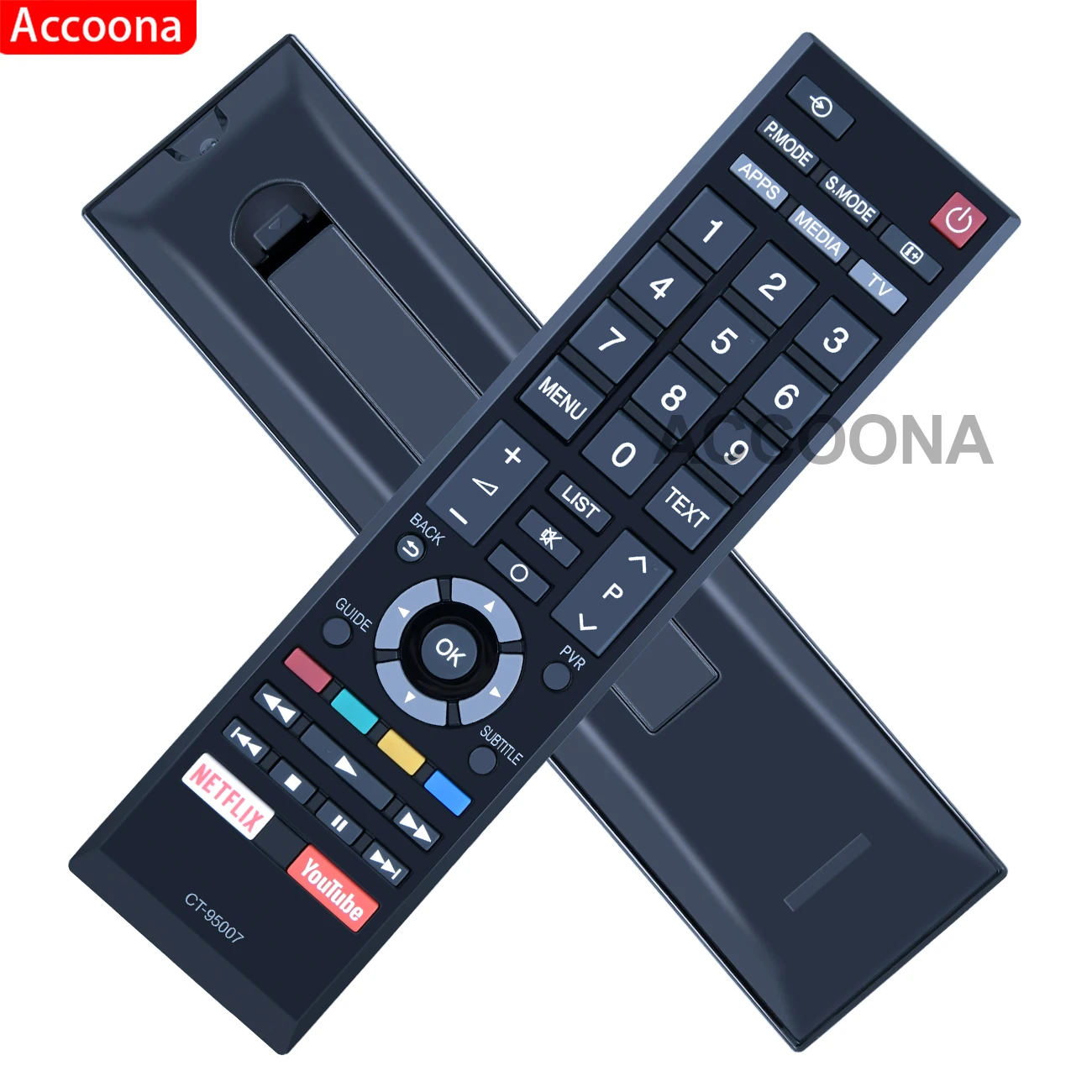 CT-95007 for Toshiba LCD TV Remote Control 43S3965 49L5995 YouTube