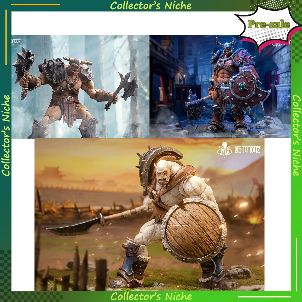 

Metytoyz Limited Adventurer World Action Figure Orc Ork Captain Kagas Bounty Hunter Bloody Hands Morlock Soldier Special Edition