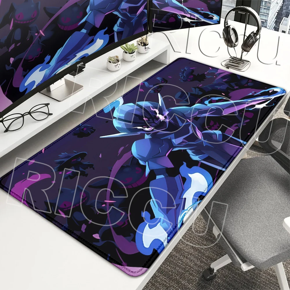 Mouse Pads Large Game P-Pokemon Ceruledge Pattern Computer Keyboard Mats Gaming Accessories Anime PC Nonslip XXL Desk Rubber Mat