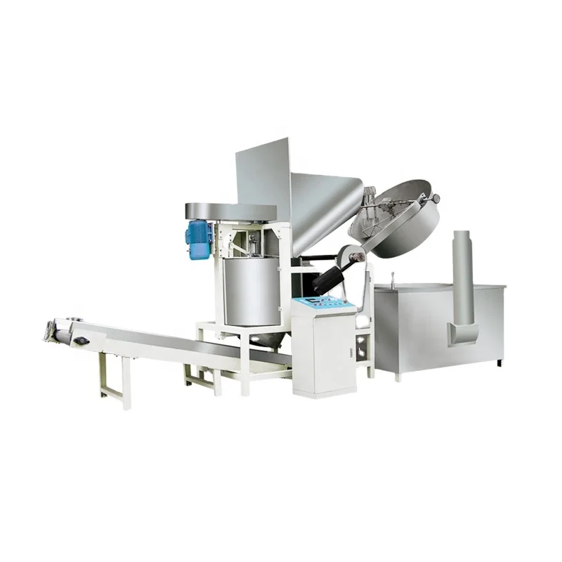 Commercial Potato Chips Frying Machine Industrial Batch Fryer for Peanuts Nuts French Fries and Crispy Snack Food Processing