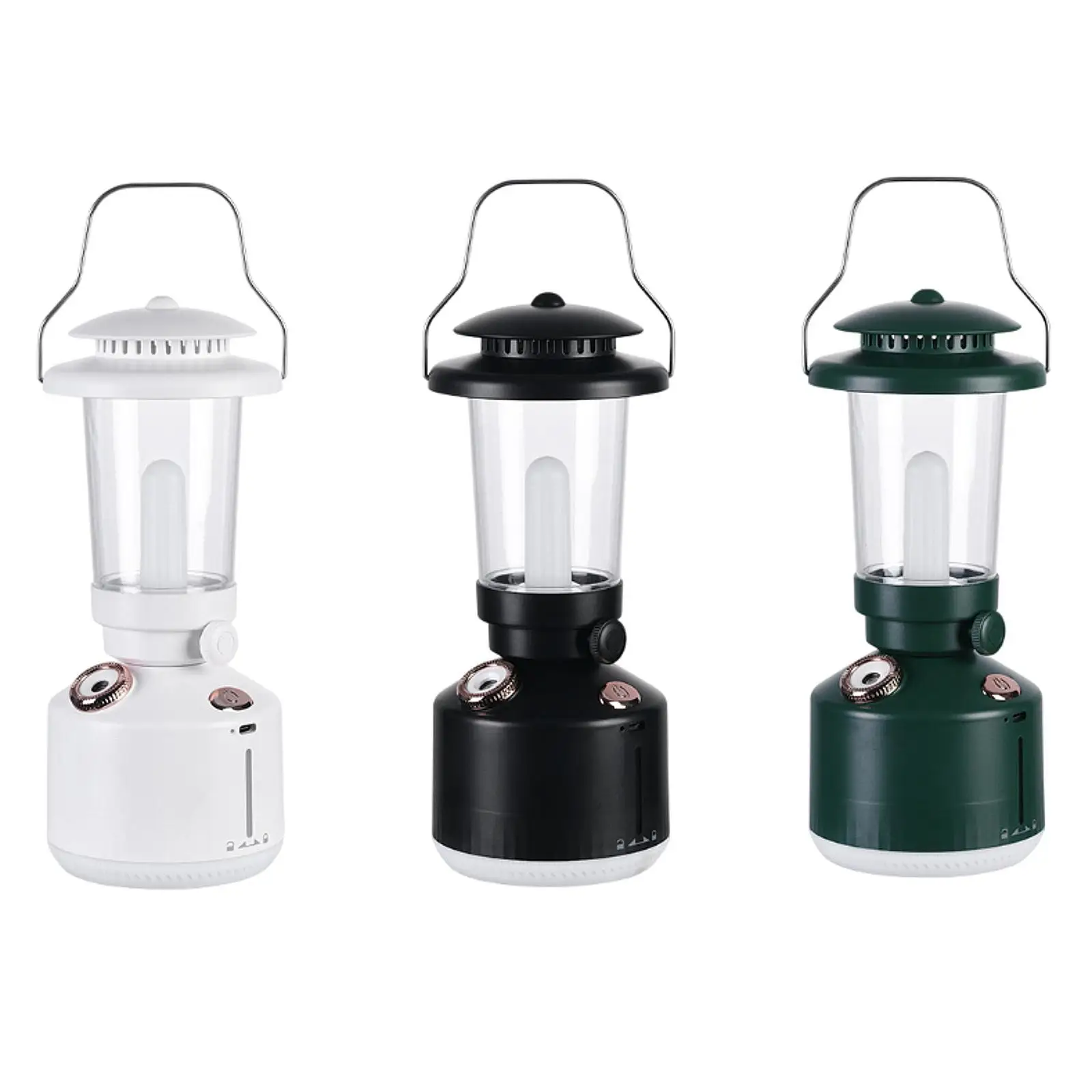 小型加湿器空気加湿器静かなコードレス調光可能装飾充電式