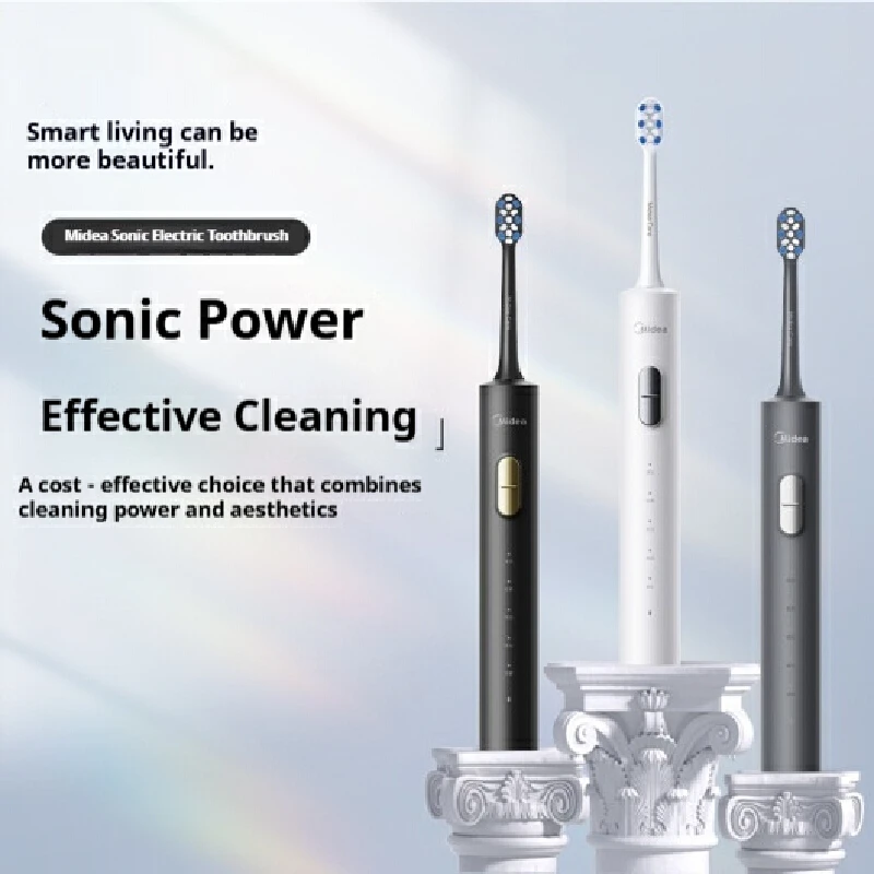 

Sonic Electric Toothbrush Rechargeable Whitening Soft Bristles Magnetic Levitation 4 Extra Brush Heads Type C Charging