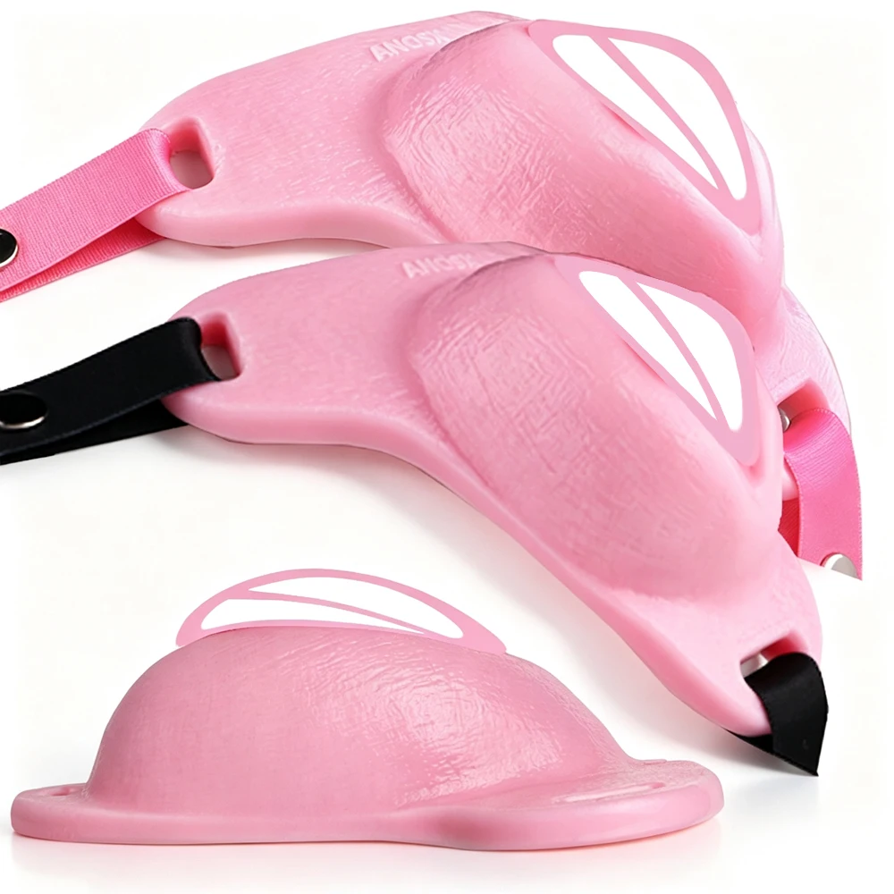 ANOSX Silicone Chastity Cage Breathable Penis Lock Device Realistic Clitoris Panties Cock Lock With Chastity Belt BDSM Sex Toys