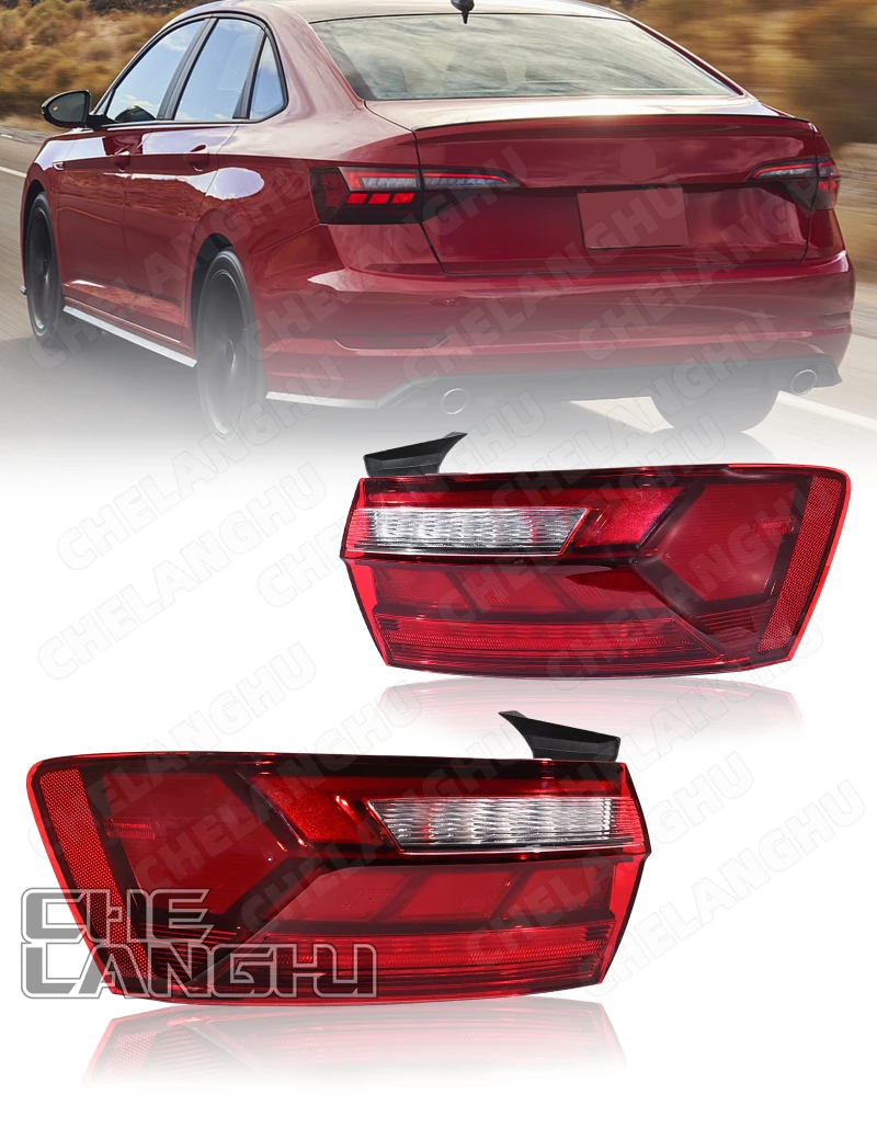 

LED Outside Taillight For VW Jetta 2020 2021 2022 2023 2024 US Version Car Brake Light Rear Stop Lamp 17A945096B 17A945095B