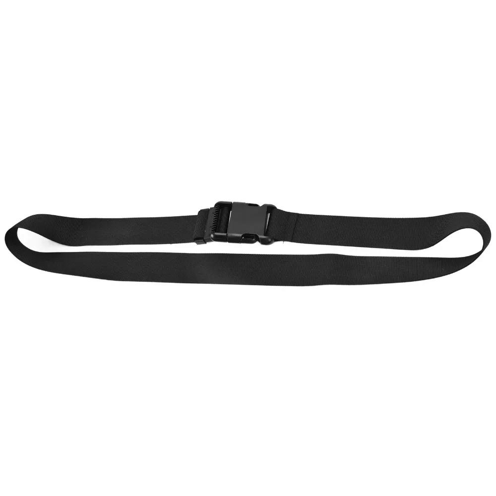 1pcs Plastic Buckle Waist Belt One Size Fits All Black Color Extension Belt Adjustable Elastic Belt Clothing Decoration