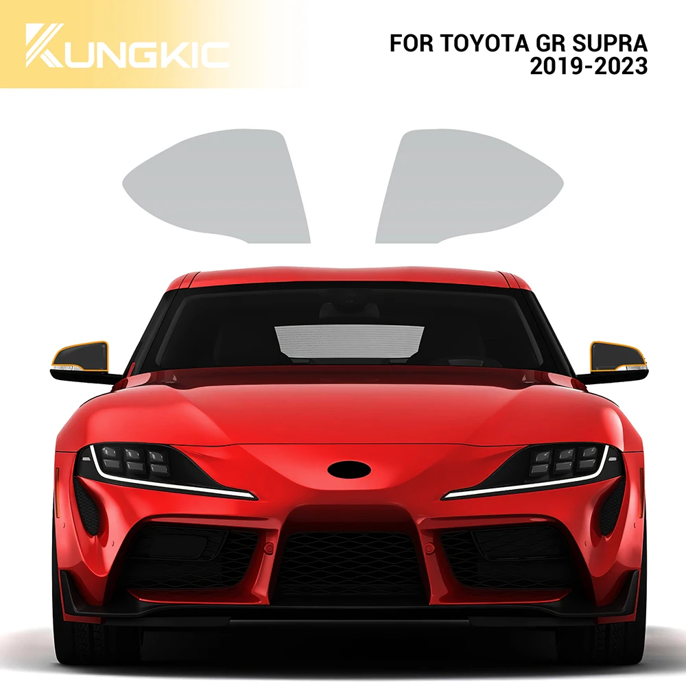 for Toyota GR SUPRA 2019-2023 Headlight TPU Film Rearview Mirror Anti-collision Transparent Protective Film Scratch Sticker