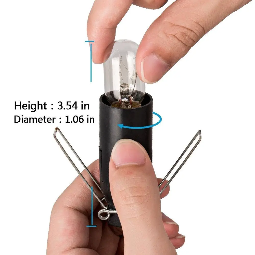 Salt Lamp Cord and Bulb with Dimmer Switch,Original Replacement Cord Bulb for Salt Rock Lamps