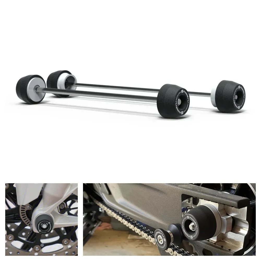 

For HONDA CB750 Hornet 2023-2024 Rear Front Axle Fork Crash Sliders Cap Pad Motorcycle Wheel Protector Kit