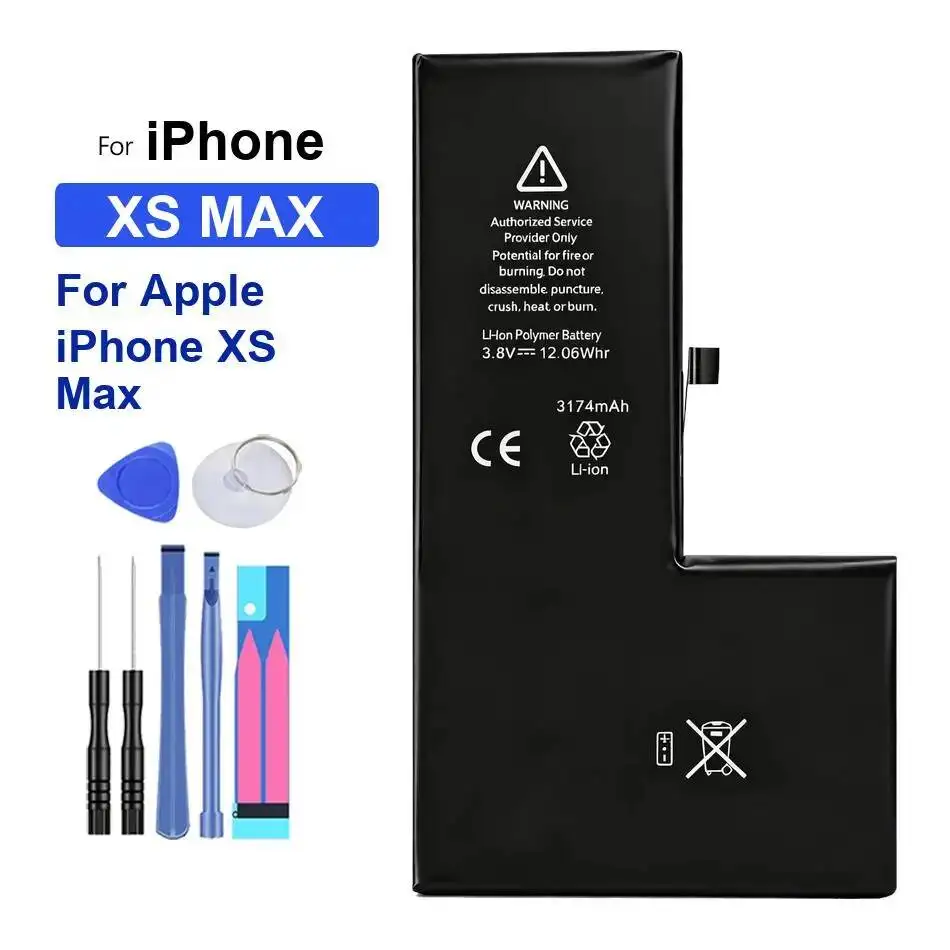 Battery For Apple iPhone 2G 3GS 4S 6S XR XS 2 4 6 7 8 12 14 11 13 15 A2846 A3089 A3090 SE Pro Plus Max Mini 2022 2020 0-4441mAh