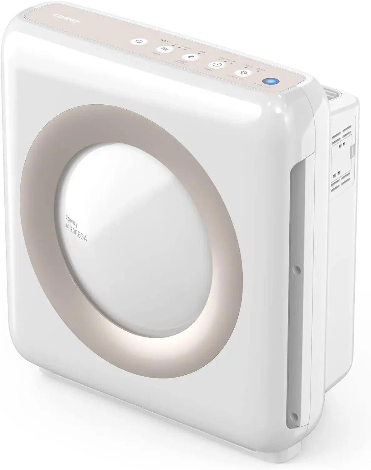 True HEPA Purifier with Air Quality Monitoring, Auto, Timer, Filter Indicator, and Eco Mode, 16.8 x 1