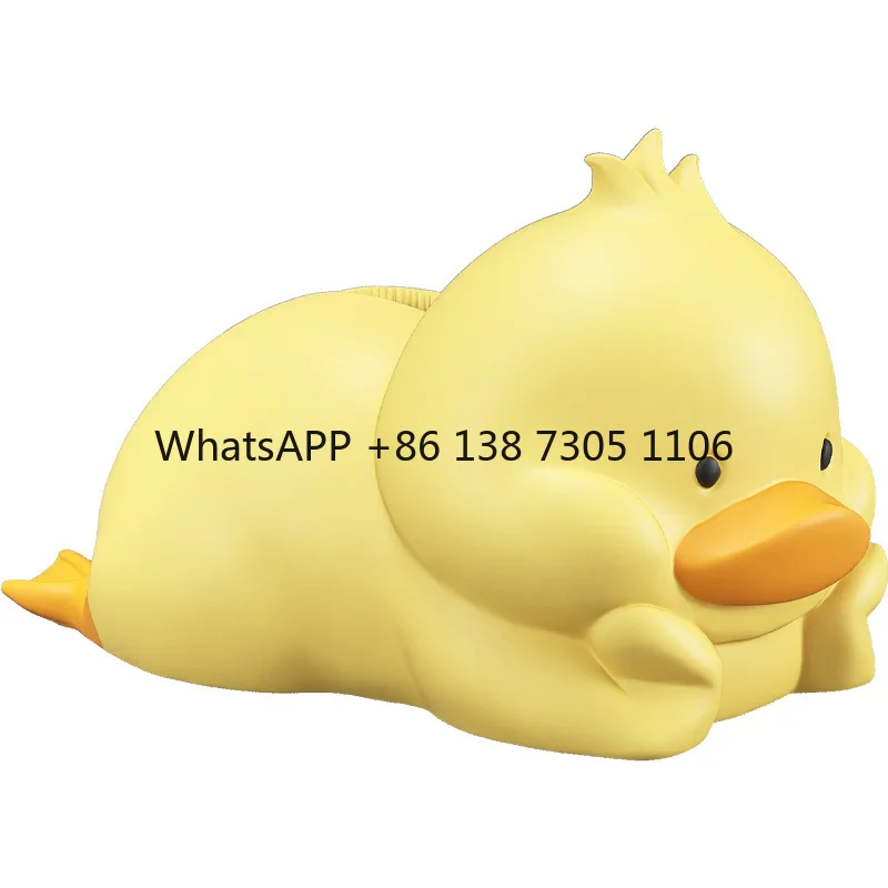 

Креативная милая коробка для салфеток с уткой, милый мультяшный кремовый ветер, бумажная коробка для гостиной, журнальный столик, прихожая, прикроватная тумбочка, рабочий стол