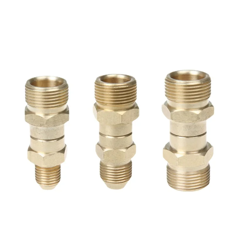 

Pure Copper Anti-winding Joint High-pressure Water Gun Tail Outer Wire 22 Turn Outer Wire 14/18/22 Swivel Coupling