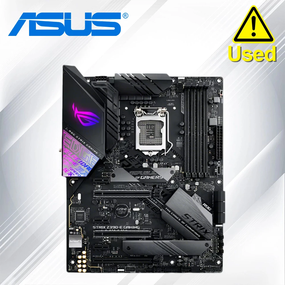 Placa-mãe ASUS ROG Strix Z390-E Gaming LGA 1151 (300 séries) Intel Z390 SATA 6 Gb/s ATX Intel