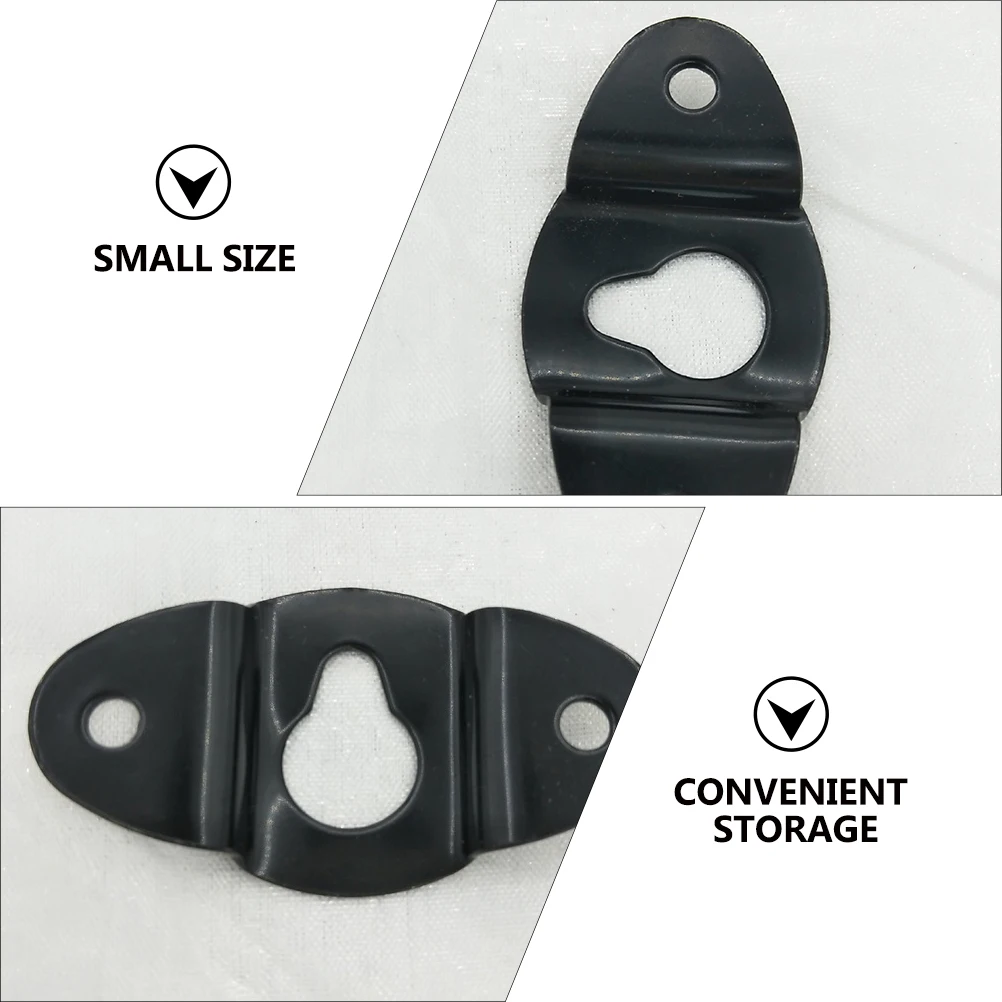 

20pcs Iron Speaker Hanger Plate Thickened Hanging Connector For Wall Mount Hook Surround Sound Box Bracket Audio Speaker