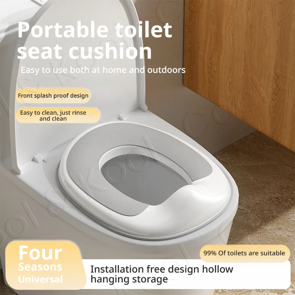 Universeller Kinder-Toilettensitz, Spritzwassergeschützter Töpfchensitz für Jungen und Mädchen – Detail 5