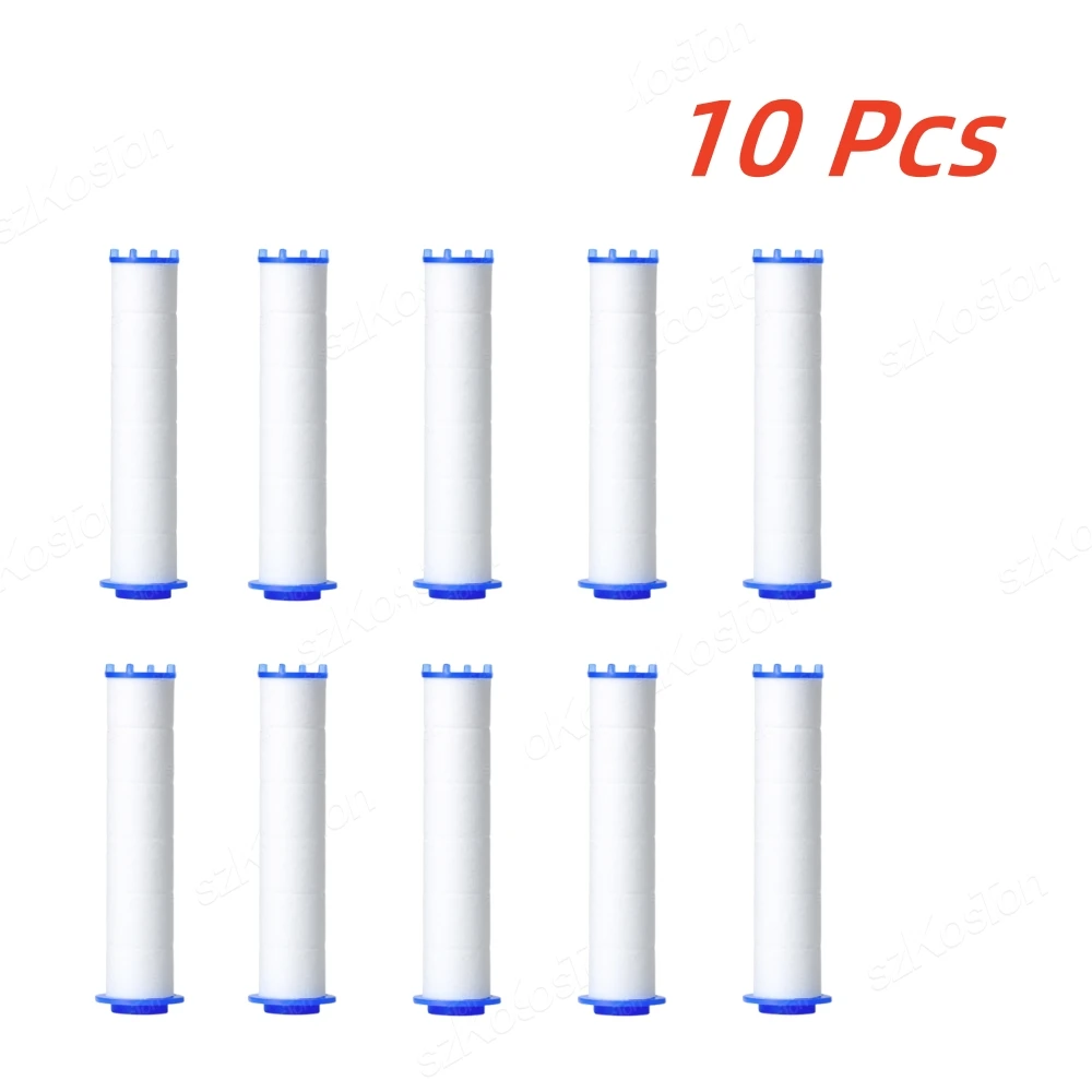 5-50Pcs Dusche Kopf Ersatz PP Baumwolle Filter Patrone Hartes Wasser Reinigung Bad Zubehör Hand Halten Bad Sprayer