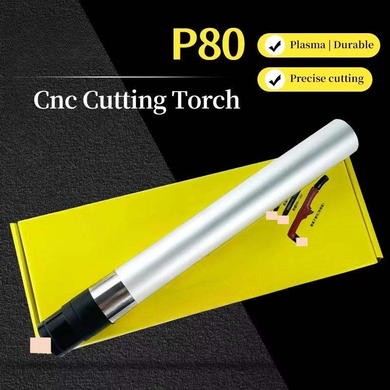 Assurance P80 Straight Torch Head Semi Automatic Plasma Cutting Torches Parts 100A 120amps Plasma Cutter Gun Parts