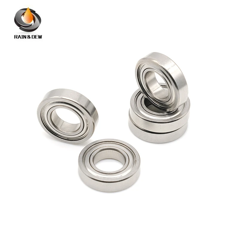1Pcs Ceramic Bearing 15x21x4 mm  ABEC-7  S6702ZZ CB  Stainless Steel Hybrid Ceramic Bearing Without Grease Fast Turning