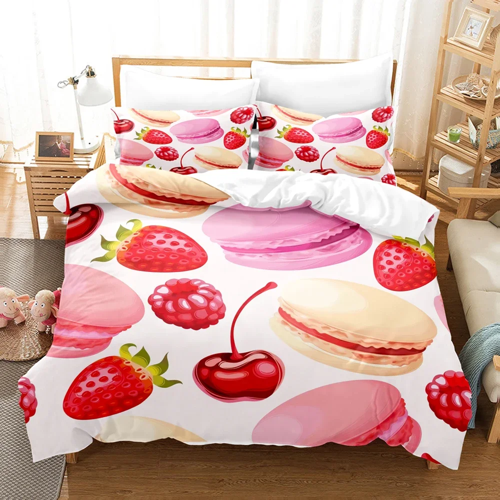 

Bedding Set Pink Love Heart Duvet Cover Boy, Kid's Fashion Quilt Cover Girls Room Cute Sweets Bedding King_Queen Duvet Cover Set