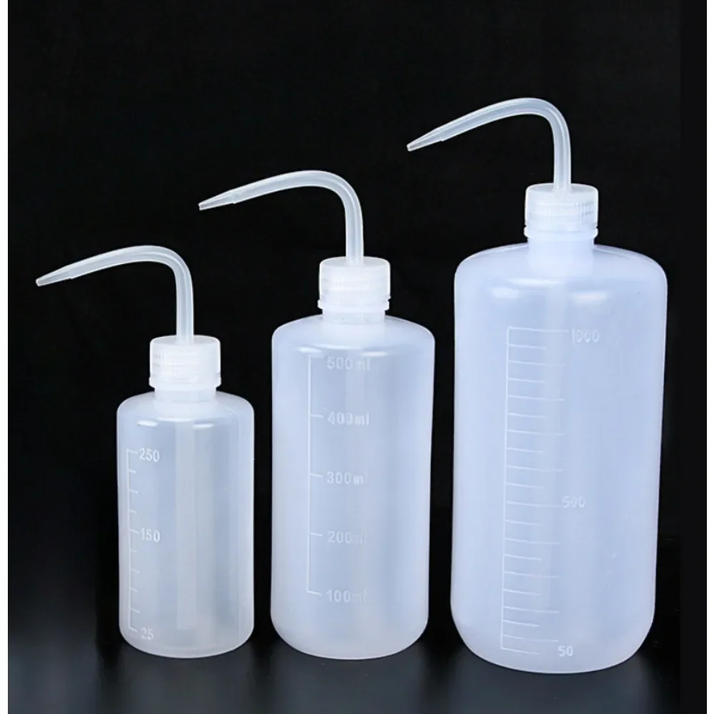 

1000/500ml Tattoo Washing Clean Squeeze Bottle Eyelash Extension Cleaning Laboratory Measuring Bottles Plastic Makeup Supplies