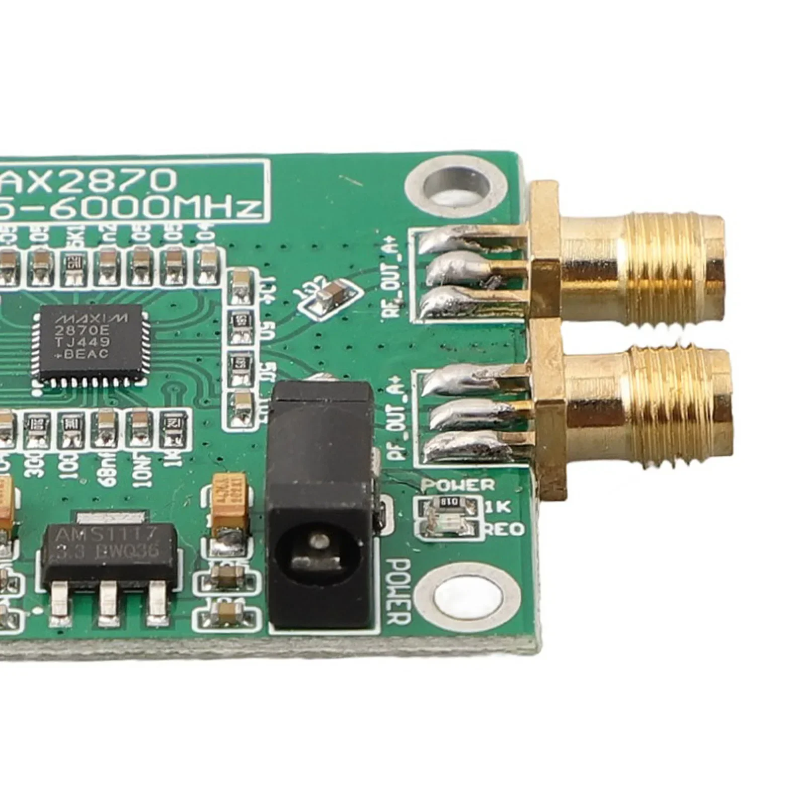 

RF Signal Source Three-wire Control MAX2870 23.5-6000MHz RF Signal Source Signal Generator Module PLL VCO With Driver