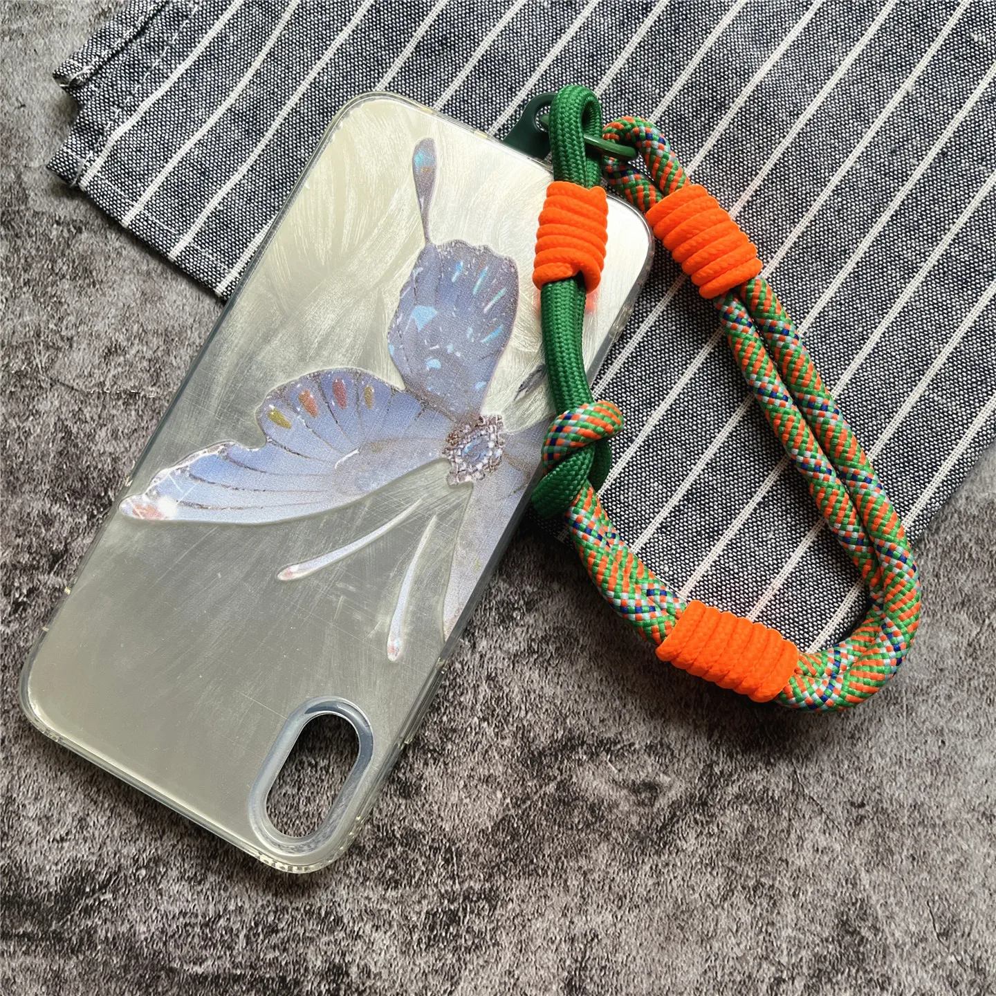 

Mobile Strap Pendant Patch Cell Phone Bracelet Contrast Color Wrist Strap Anti-lost Key Lanyard Premium Decoration Accessories