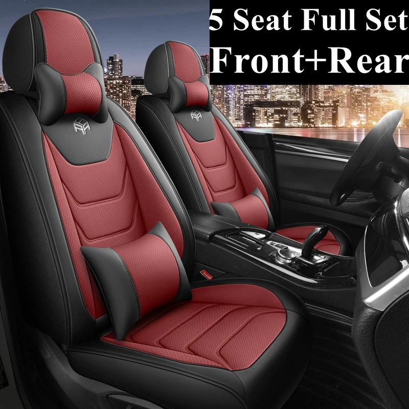 Front+Rear Car Seat Covers for Ford Ecosport Edge Escort Explorer F-150 F-350 S-Max Super-Duty Taurus Territory Tourneo-courier