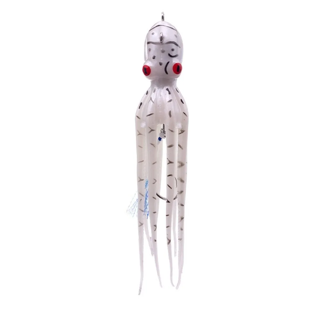175g Weight Soft Jig Bait 200g Weight UV Luminous Octopus Squid Jig Soft Body Design Assist Hooks Included UV Luminous Jig Bait