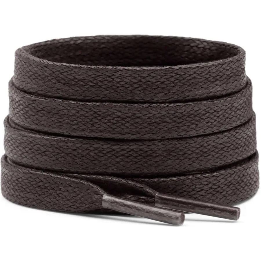 قطن مشمع مسطح: أربطة أحذية شمعية للأحذية الرياضية 2 ص