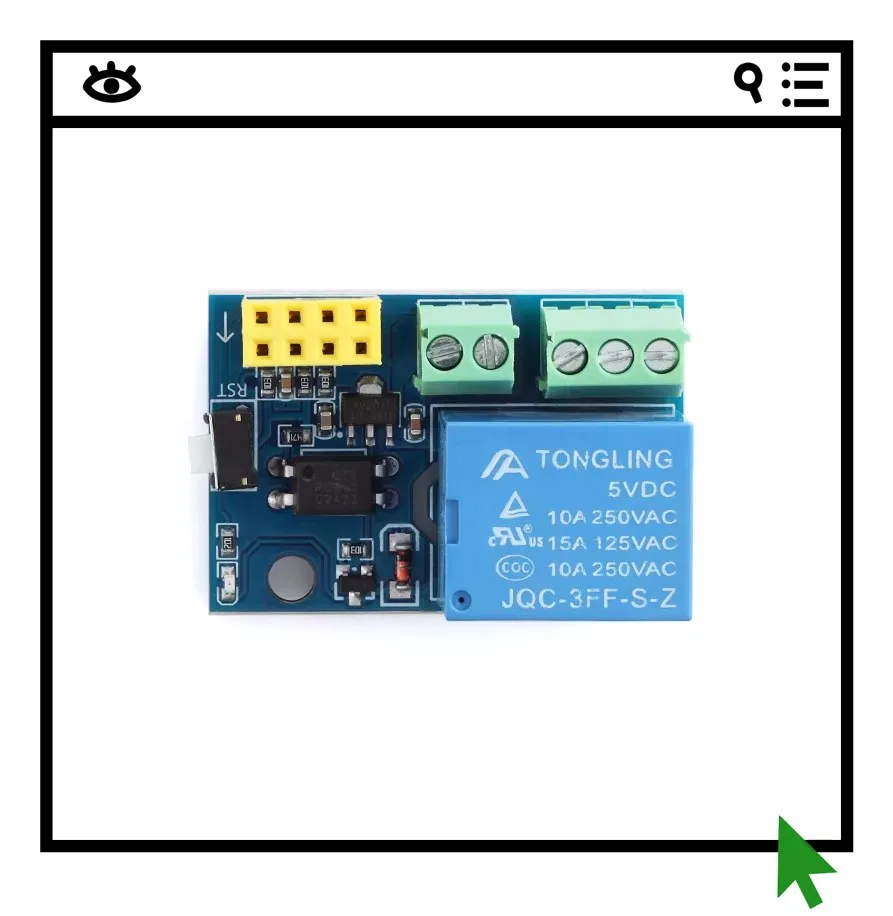 

5 шт. ESP8266 ESP-01/01S WIFI-модуль-реле, умная розетка