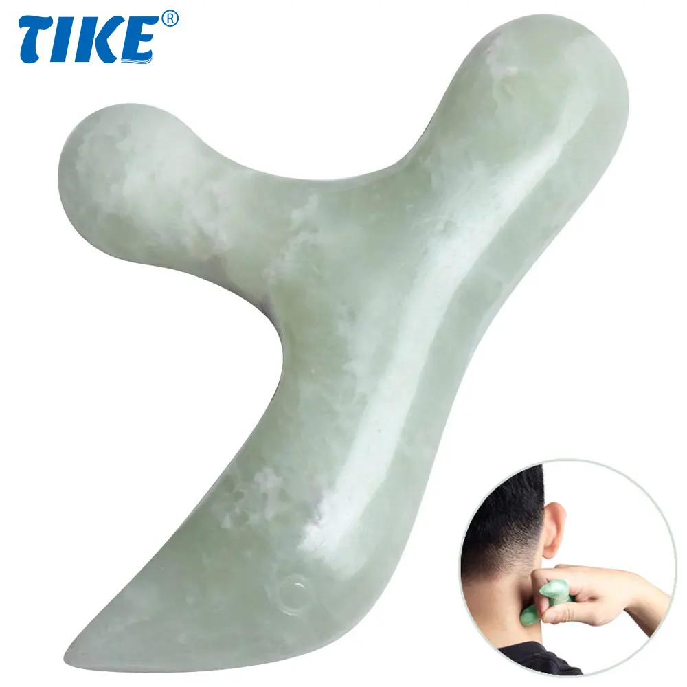 

1Pcs Professional Natural Jade Foot Massager Acupuncture Point Massage Foot Care Therapeutic Relief Tool At Home Beauty Parlor