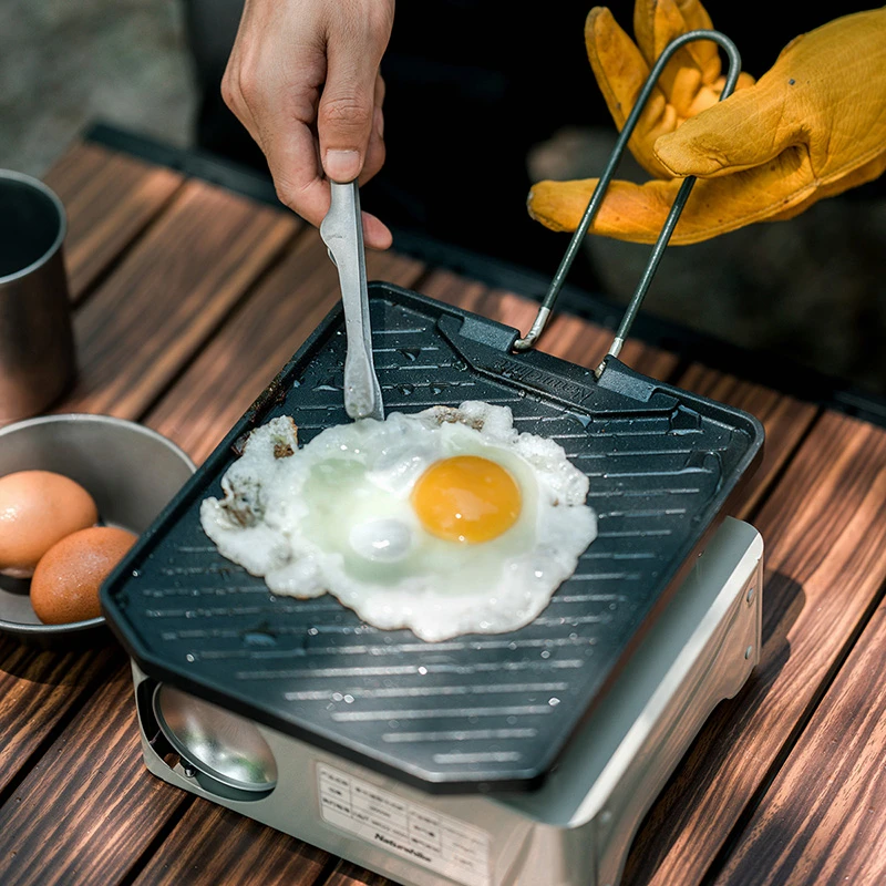 Imagem -04 - Naturehike-camping Frigideira Easy Clean Grill Pan Placa de Churrasco Portátil Antiaderente ao ar Livre Panelas de Acampamento