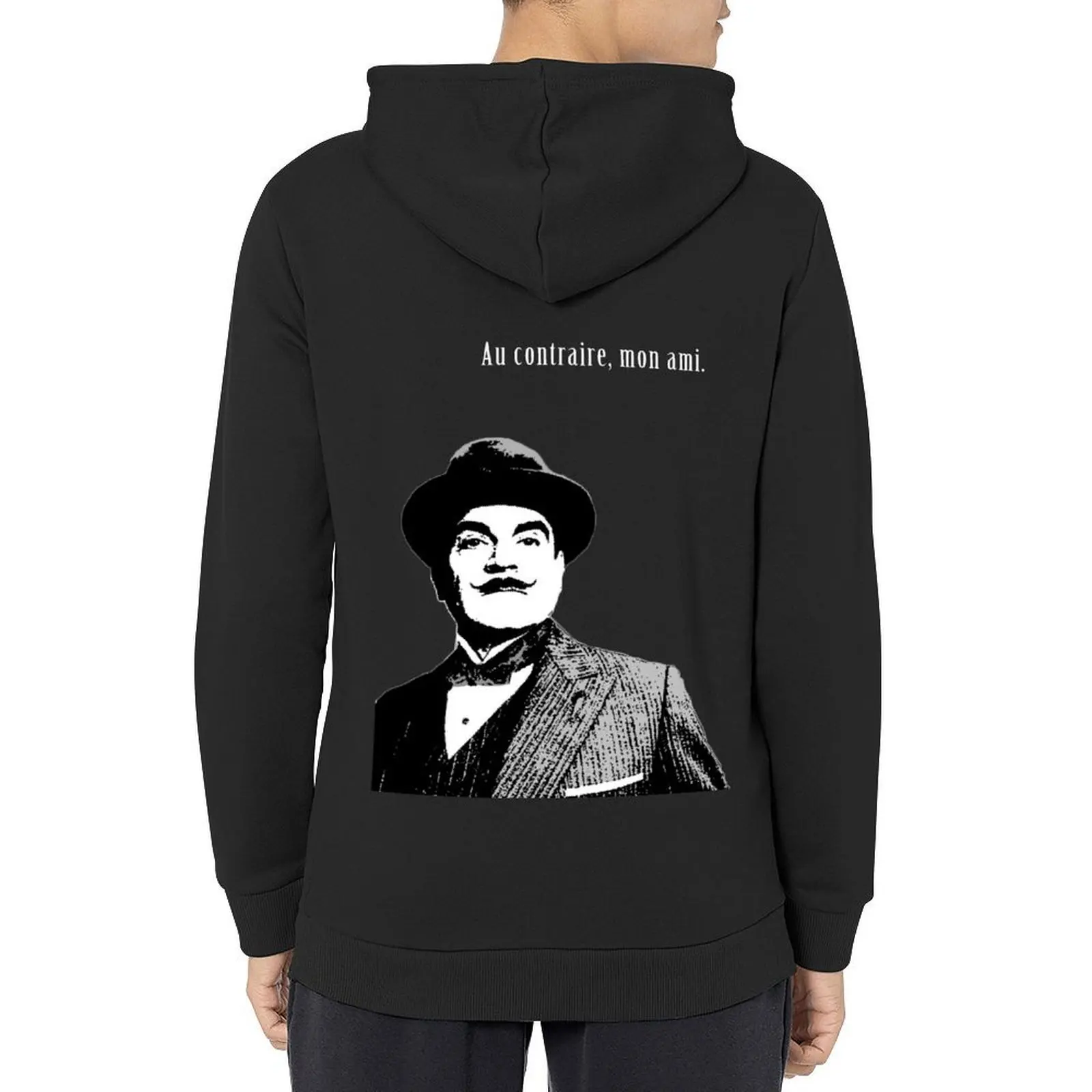 

Hercule Poirot Hoodie korean style clothes men clothes korean clothes anime new hoodies and sweatshirts