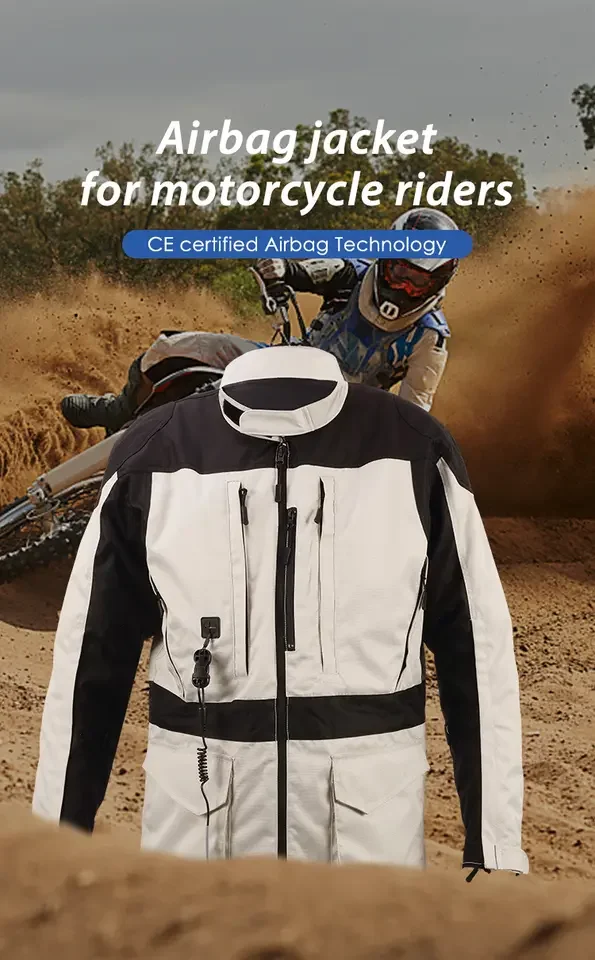 

XL Waterproof Breathable Racing Jacket Armors Nylon Pants Warm Textile Cordura Airbag Protection Auto Motorcycle Racing Wear