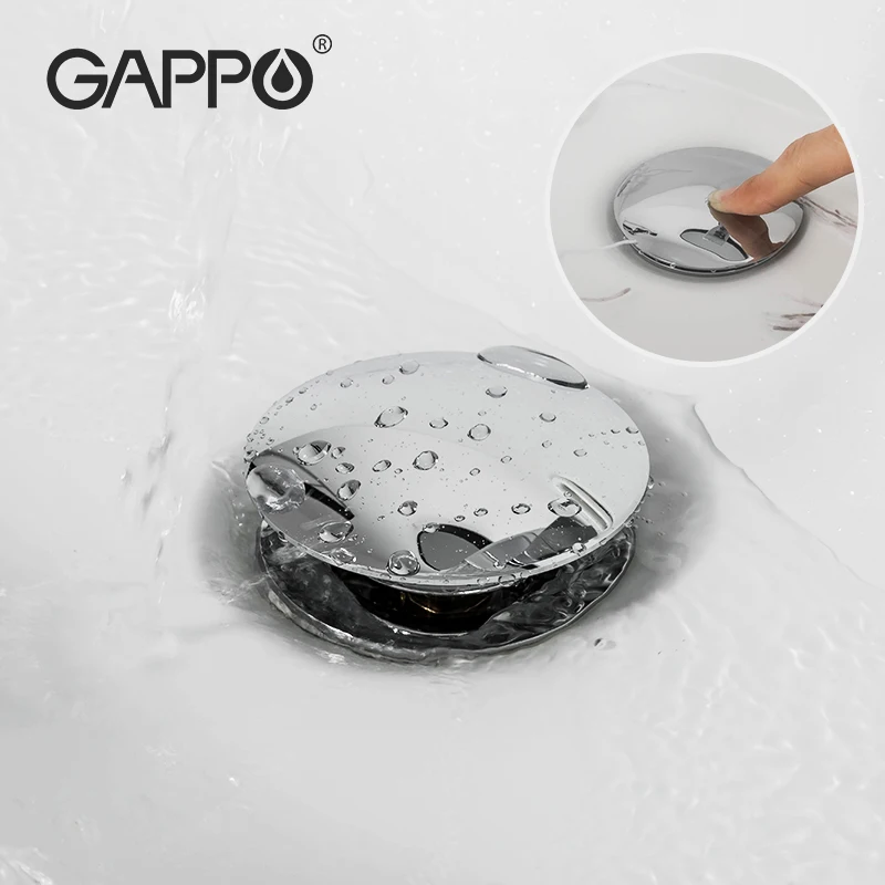 Gappo Bathroom Basin Sink Pop Up Drain Waste Stopper  Drainer Corrosion Resistant Easy To Clean Anti-blocking Basket Bathroom