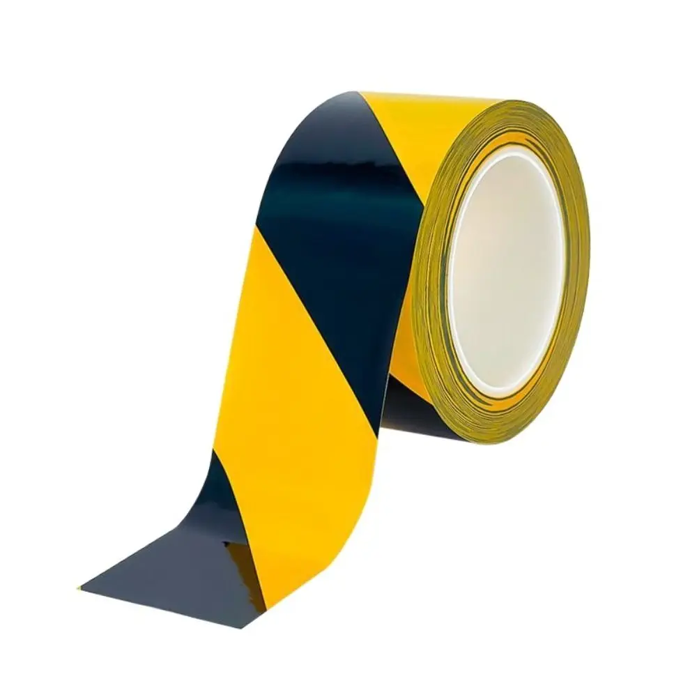 Safety Warning Hazard Adhesive PVC Warning Tape Waterproof Anti-slip Safety Traction Tape Location Mark Stickers Stairs Floor