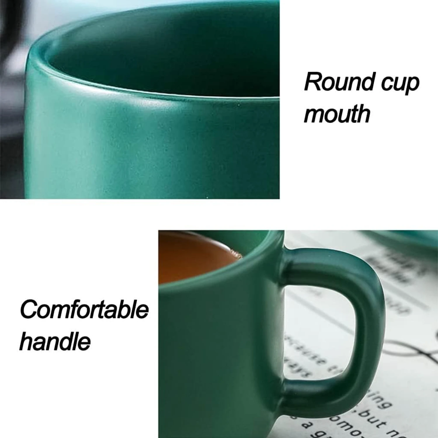 Conjunto de presente de caneca de café de cerâmica sofisticada e luxuosa para homens e mulheres – Eleve a rotina da manhã com este elegante e e