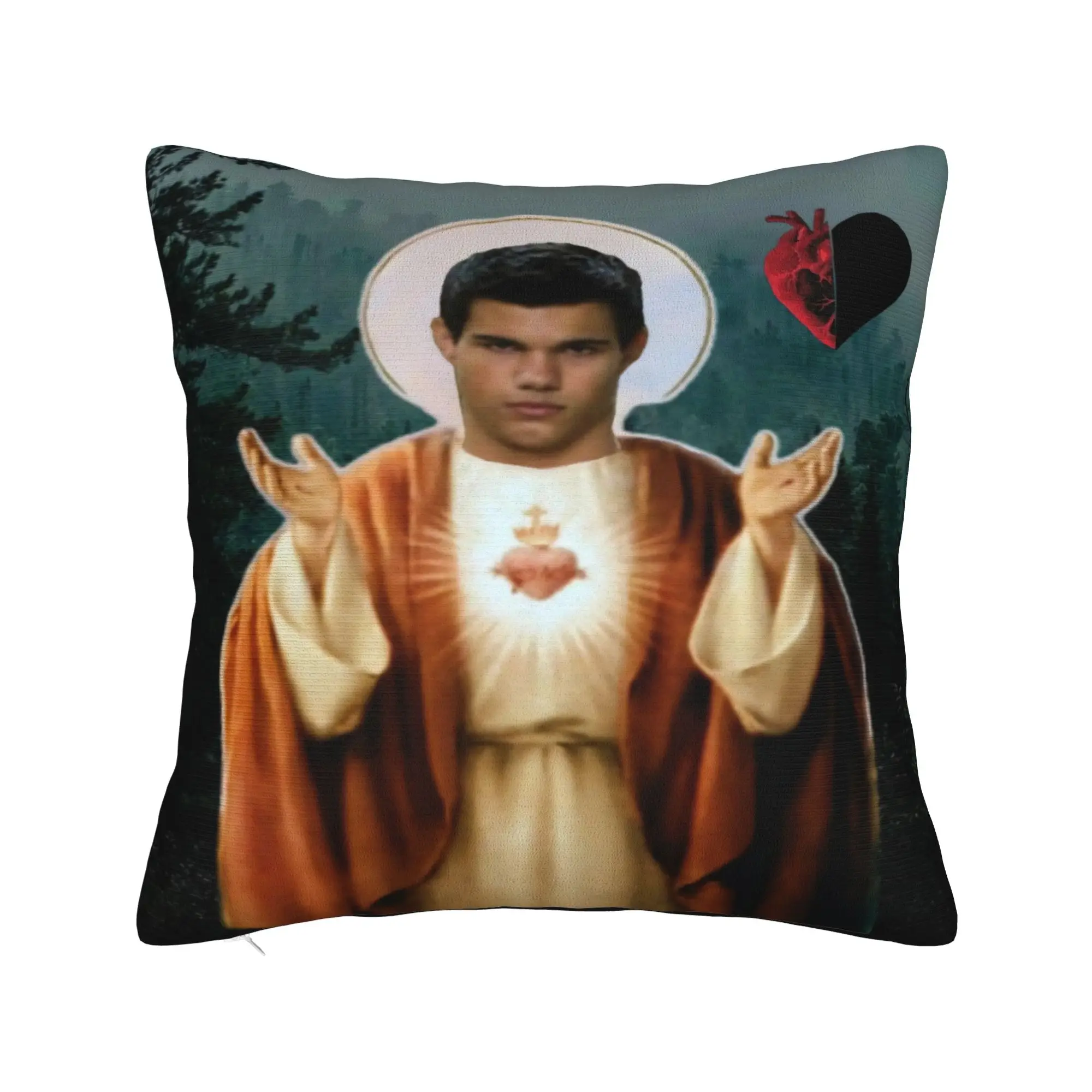 Pillow Cover Twilight Saga Edward Bella  Novelty Pillow Case For Sofa Couch Bed Living Room Pillowcases