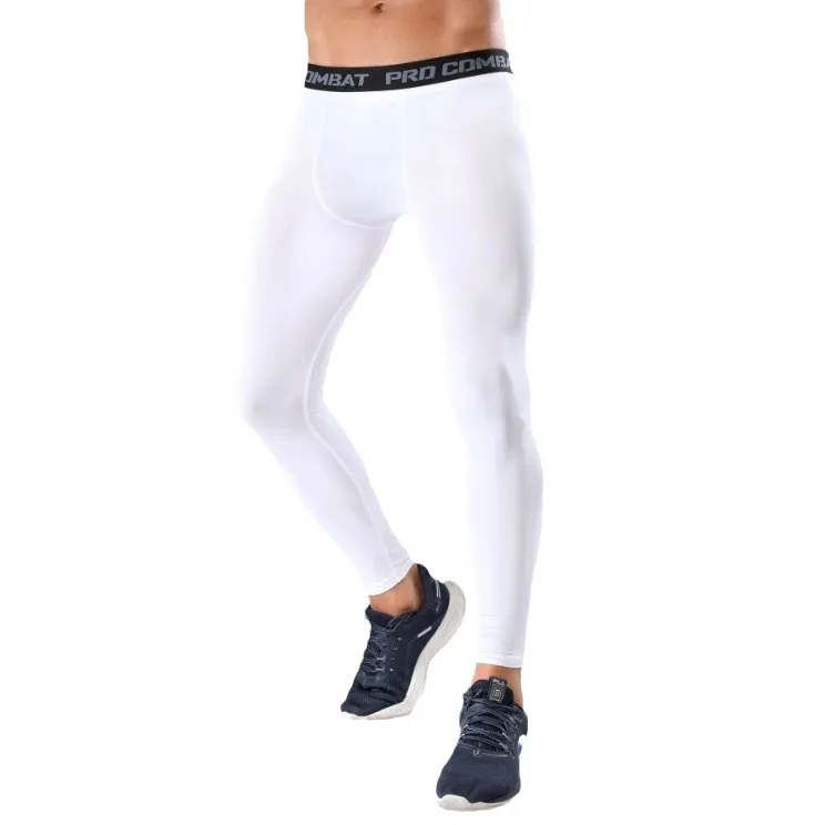 

Men's Sports Compression Pants Spring Summer Autumn Stretchy Running Base Layer Breathable Gym Training Quick-Drying Long Tights