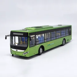 Diecast 1:42 Scale Yutong Bus Model E12 Model Shanghai Bus Pure Electric Bus Alloy Finished Simulation Collection Gift Toys