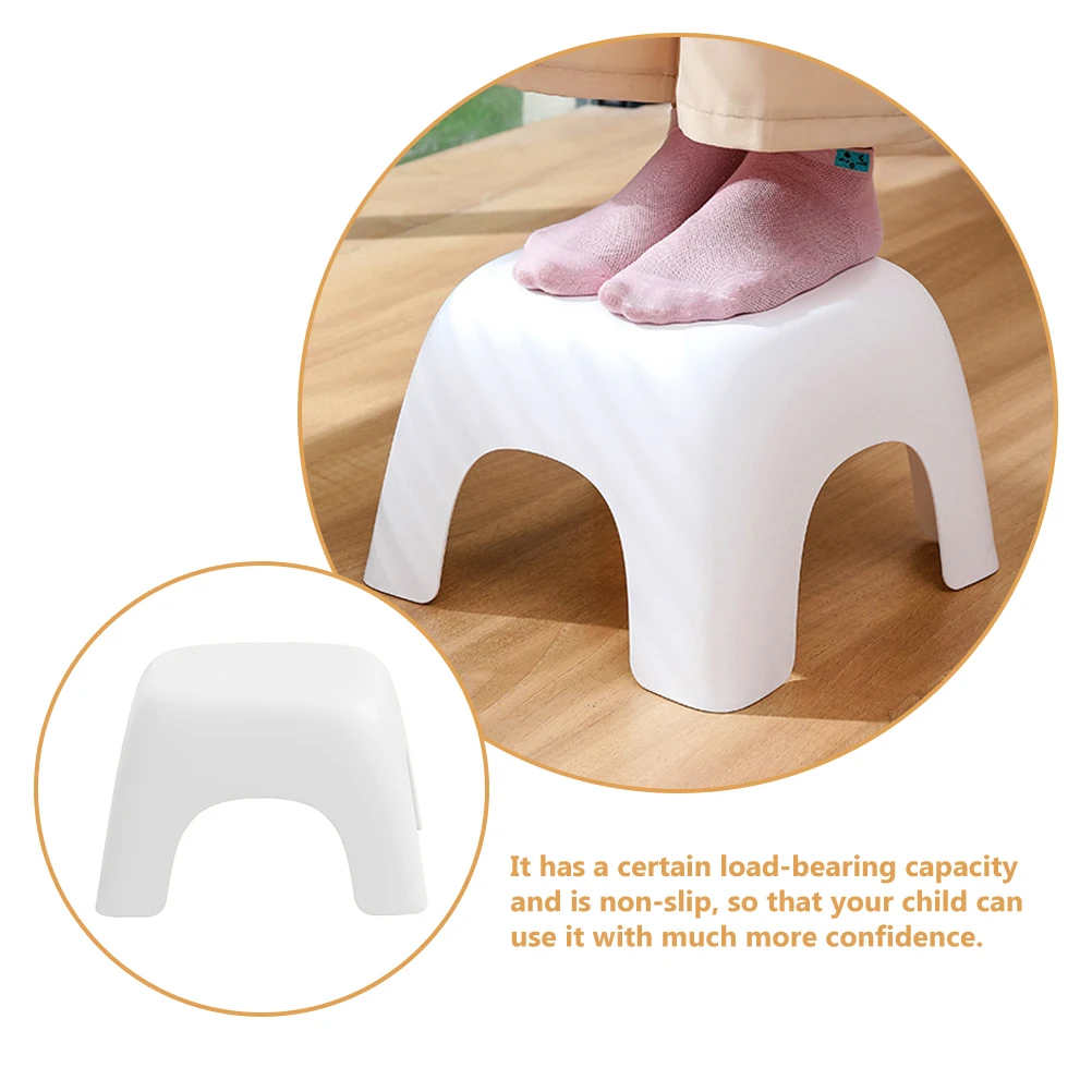Kinder Anti-Rutsch-Hocker Mini Kleinkind Rosa Kinderhocker Kunststoff Praktisch Licht Sicher Stapelbar Rutschfester Griff Schlafzimmer