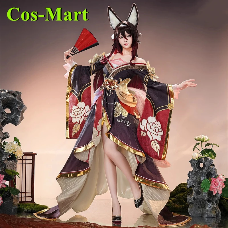 Cos-Mart Game Honkai: Star Rail Tingyun Cosplay Costume Elegant Gorgeous Sweet Battle Dress Activity Party Role Play Clothing