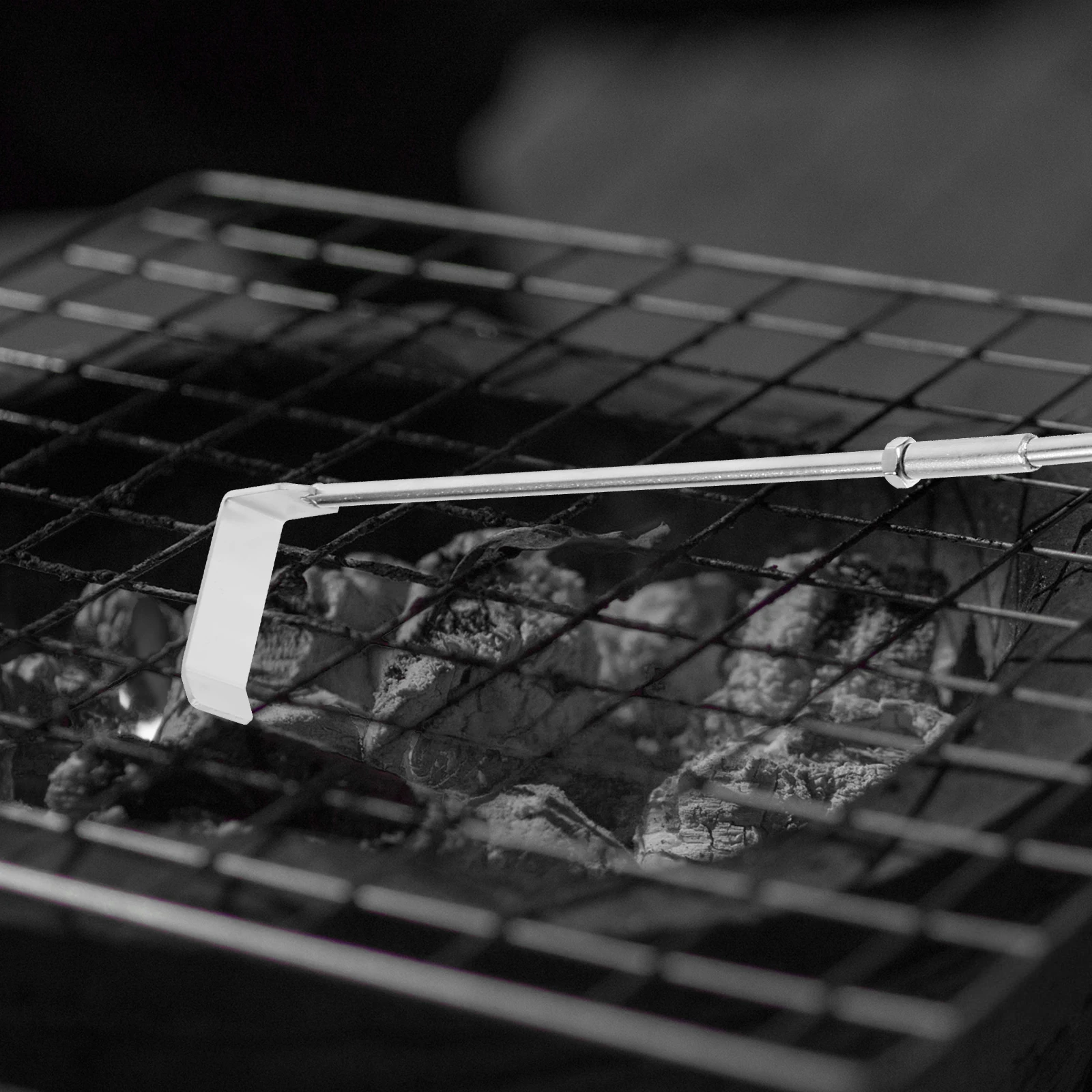 

Ash Rake for Grill and Oven Cleaning with Ergonomic Handle Fireplace Ash Scraper Metal Cleaning Tool Home Supplies