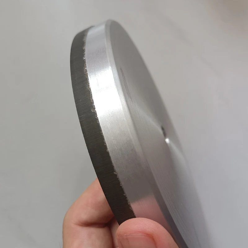 Diamant-Schleifscheibe 150mm 6"x13mm Loch zum Schleifen von Stahlmessern, Scheren, Elektroscheren, Keramik und Edelsteinen Polierscheibe – Detail 3