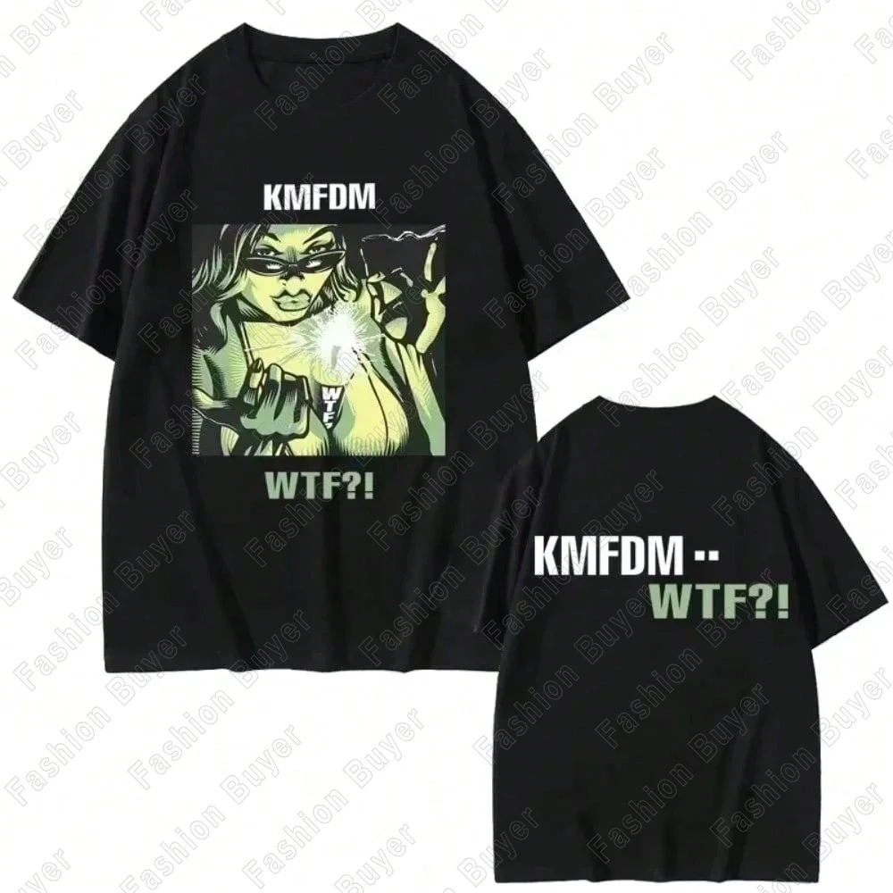 2026 Rock Band Kmfdm Tour 97 Graphic Print T-shirt Summer Men Women Vintage Gothic Punk Streetwear Male Casual Ins Y2k Tops
